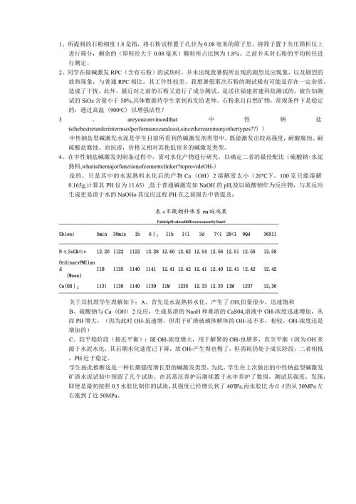 掺纳米SiO2与掺硅粉的水泥硬化浆体的性能比较.docx