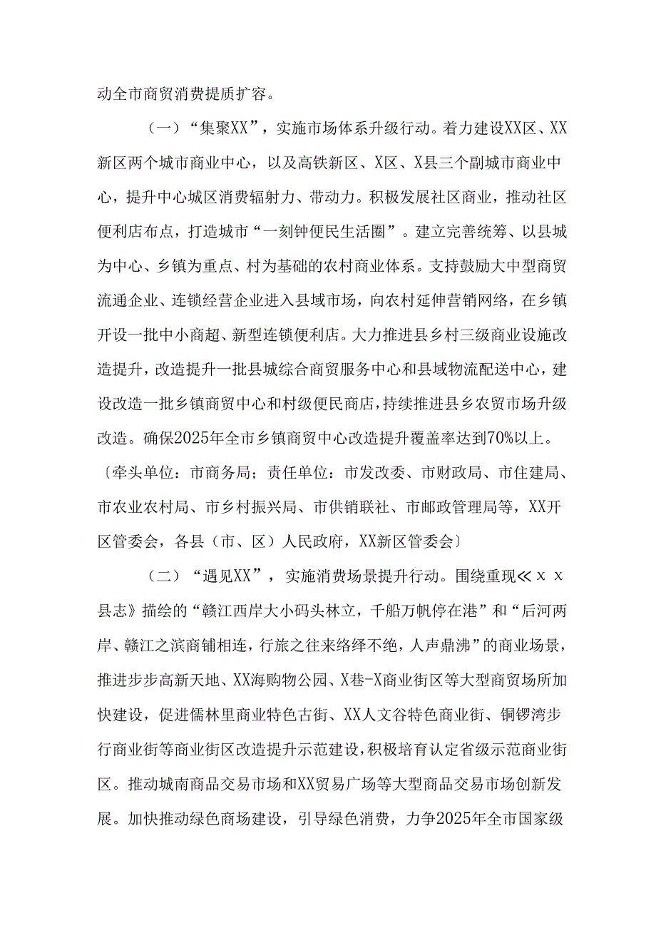 2025年开展《提振消费》专项行动方案 汇编4份.docx_第2页