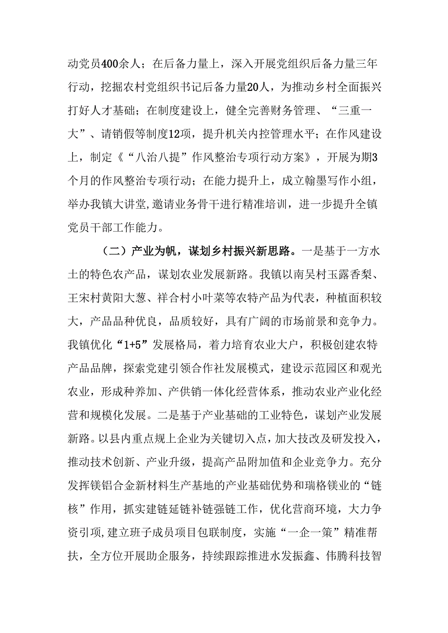乡镇2024推动乡村全面振兴工作总结.docx_第2页