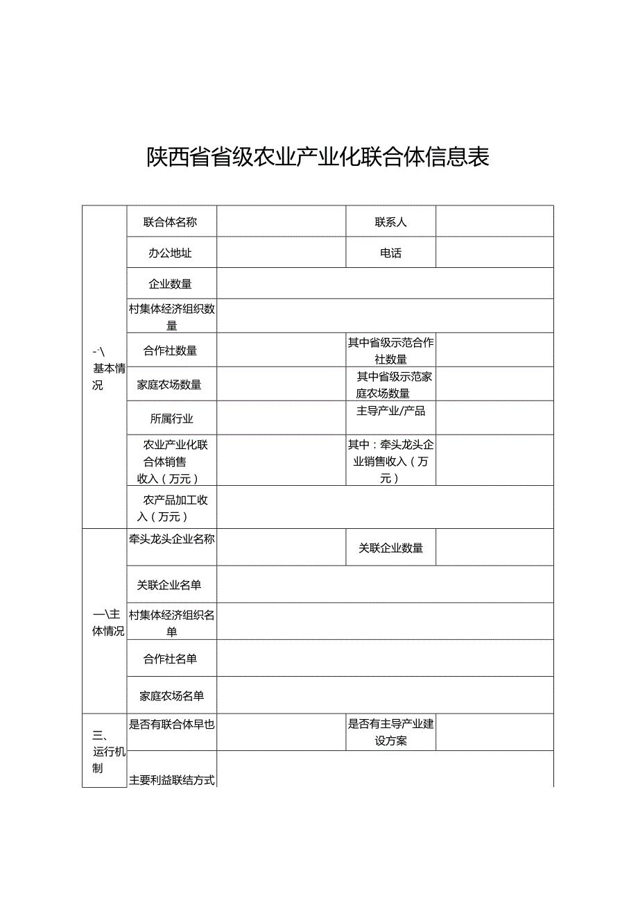 陕西省省级农业产业化联合体建设方案、建设方案编写提纲.docx_第2页