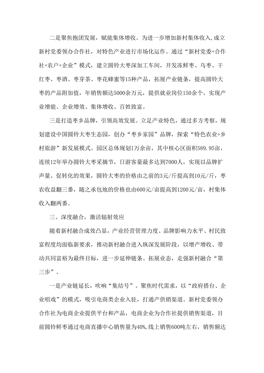 2024年抓党建促乡村振兴工作会上的讲话及发言材料文稿2篇.docx_第3页