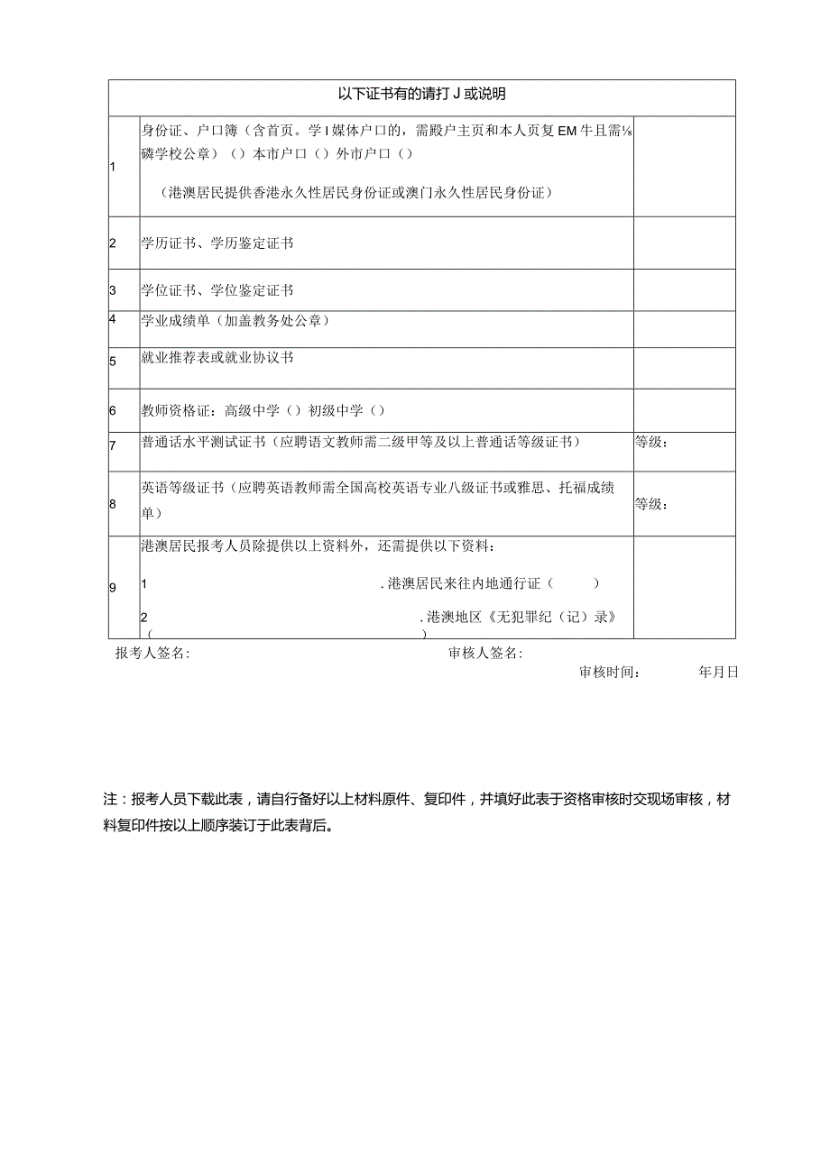 资格审查目录表非2024年毕业的往生.docx_第3页