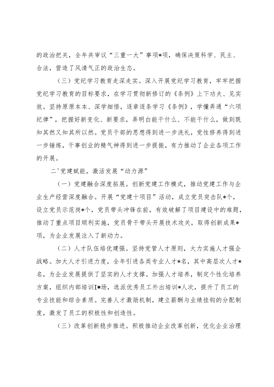 市局共青团、国企党委2024年工作总结报告.docx_第2页