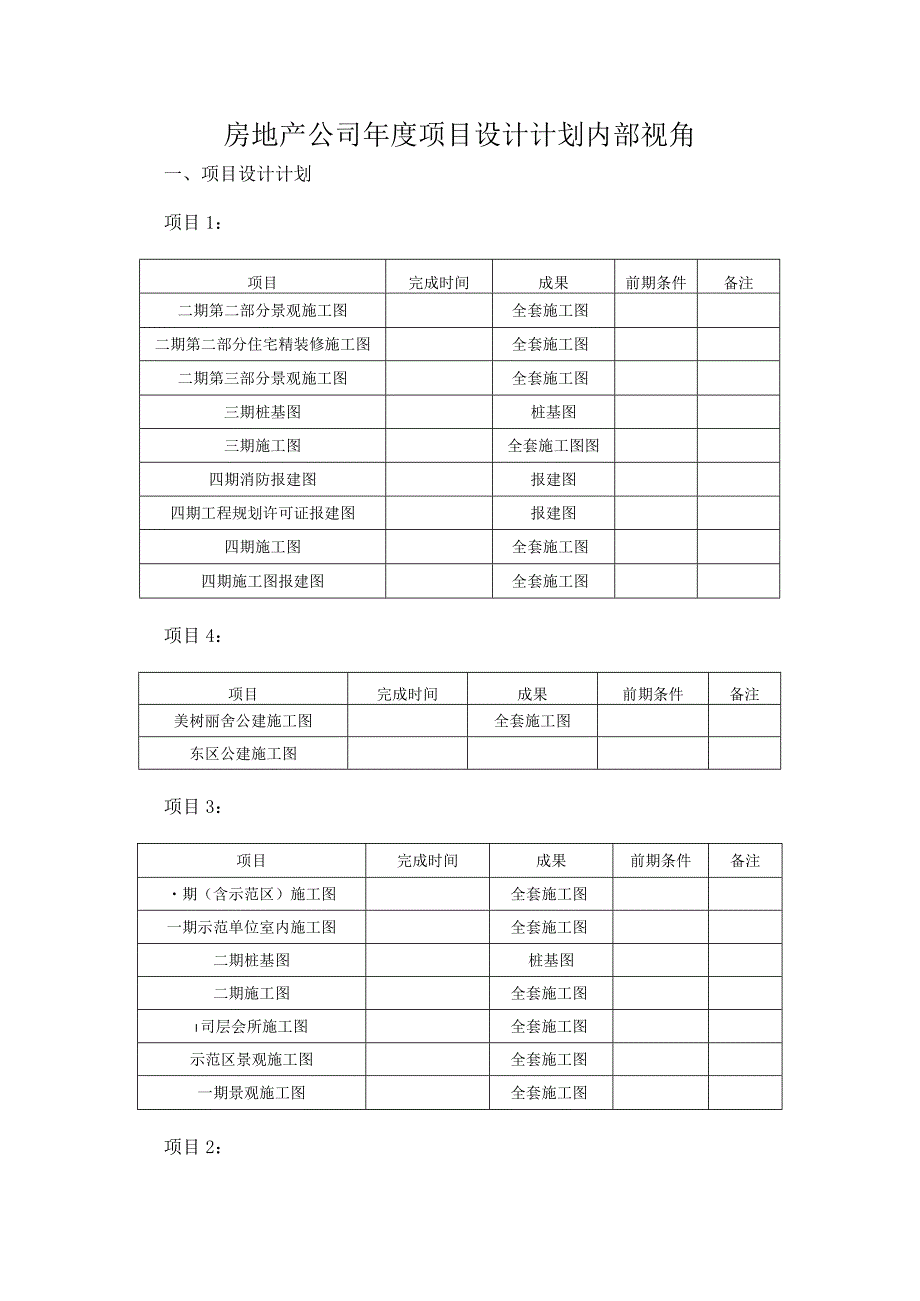 房地产公司项目设计计划内部视角.docx_第1页