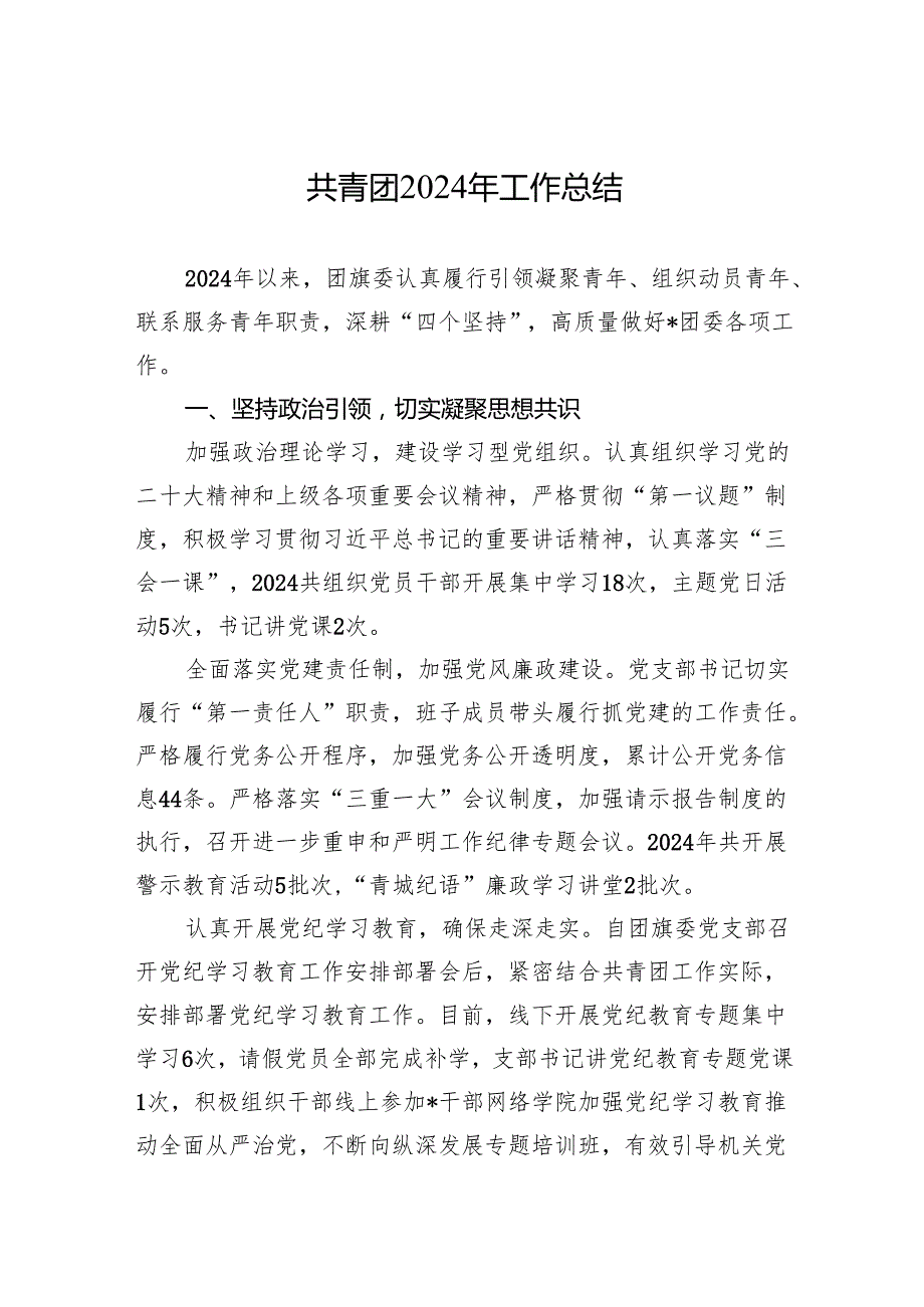 共青团2024工作总结.docx_第1页