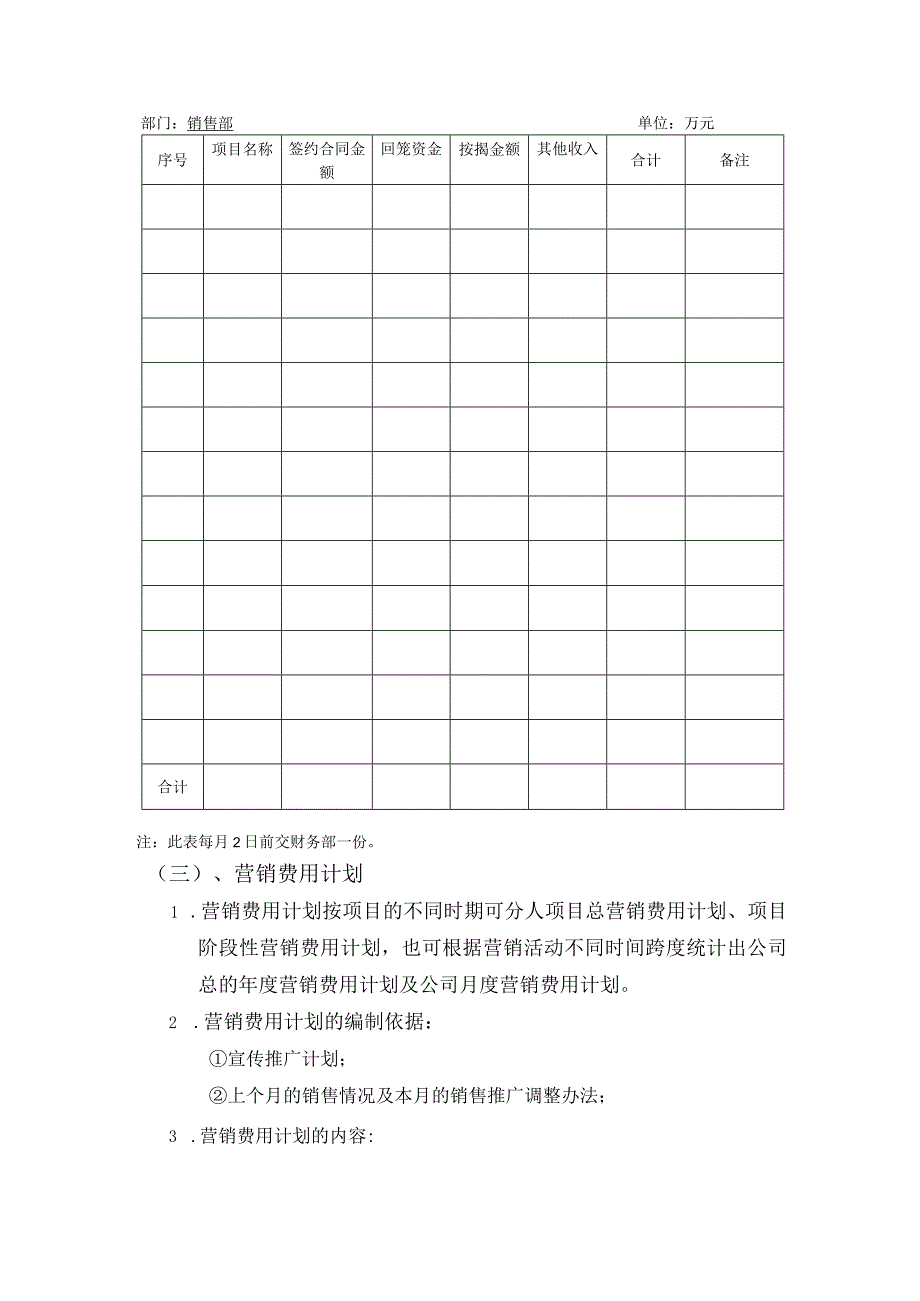 房地产公司销售管理月度计划管理.docx_第2页