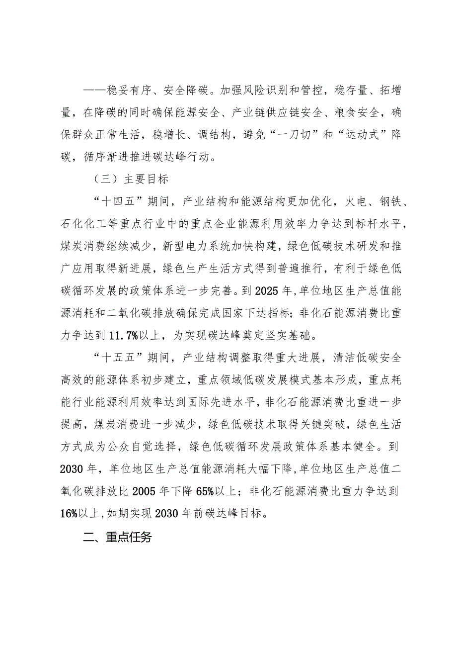 《天津市人民政关《于印发天津市碳达峰实施方案的通知》.docx_第3页