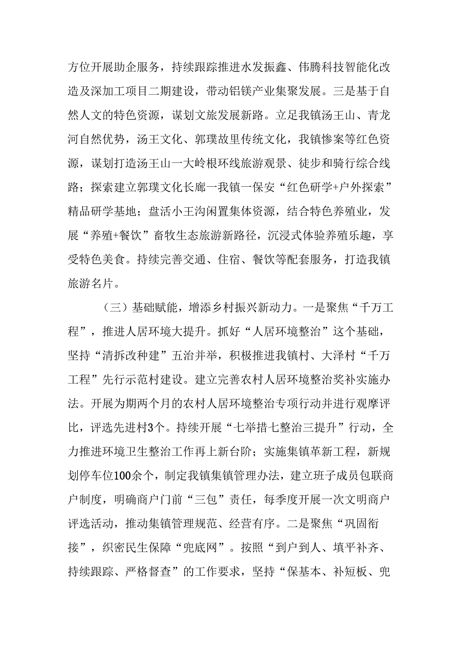 乡镇推动乡村全面振兴工作总结.docx_第3页