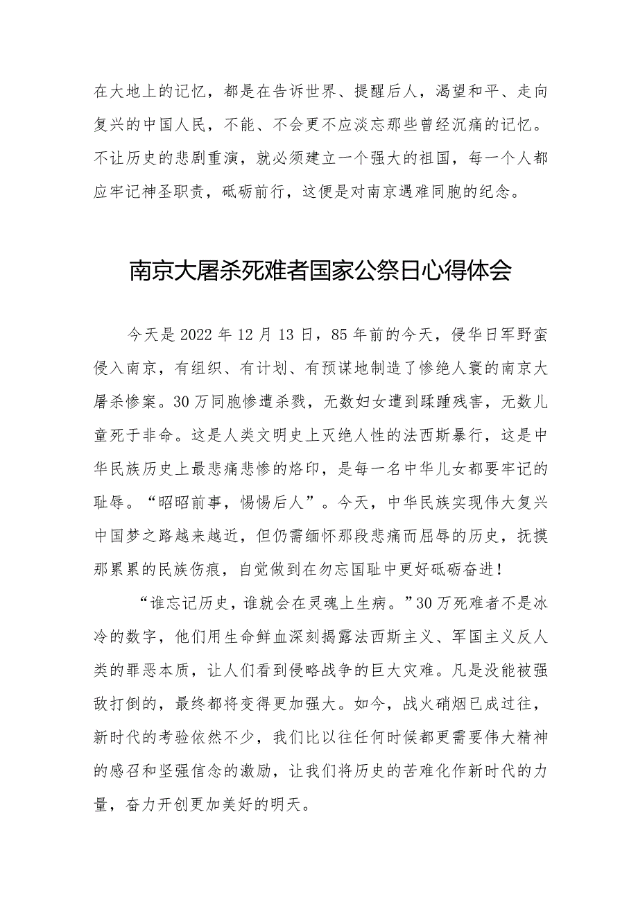 南京大屠杀死难者国家公祭日心得体会最新范文样本.docx_第3页