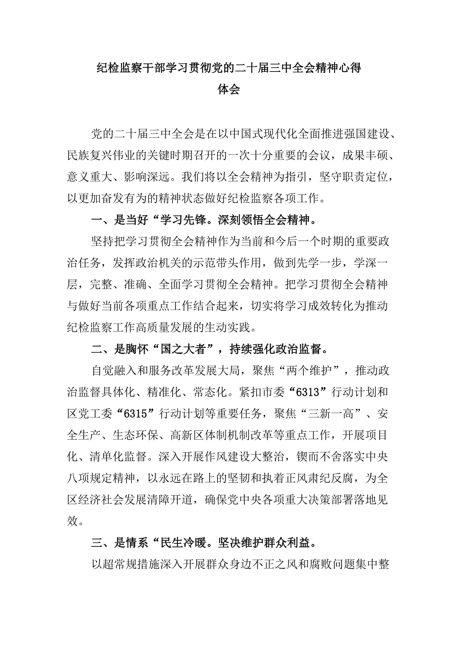 巡察办主任巡察组组长学习二十三中全会心得体会5篇（最新版）.docx_第2页