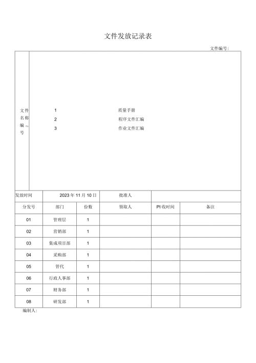 文件发放记录表.docx
