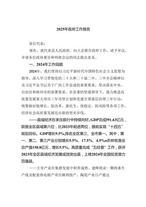 2025年政府工作报告.docx