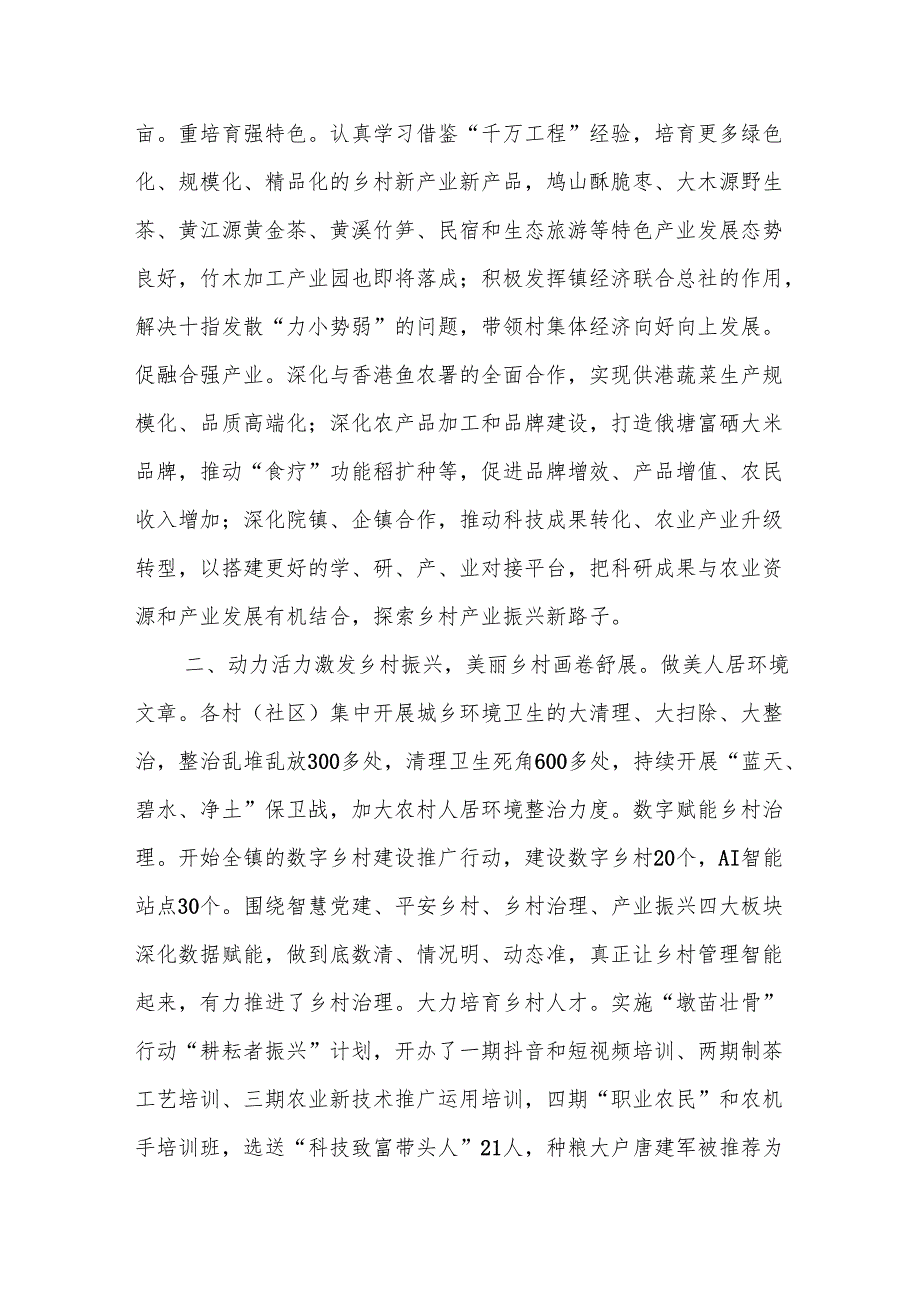 XX镇2024年工作总结和2025年工作谋划.docx_第2页