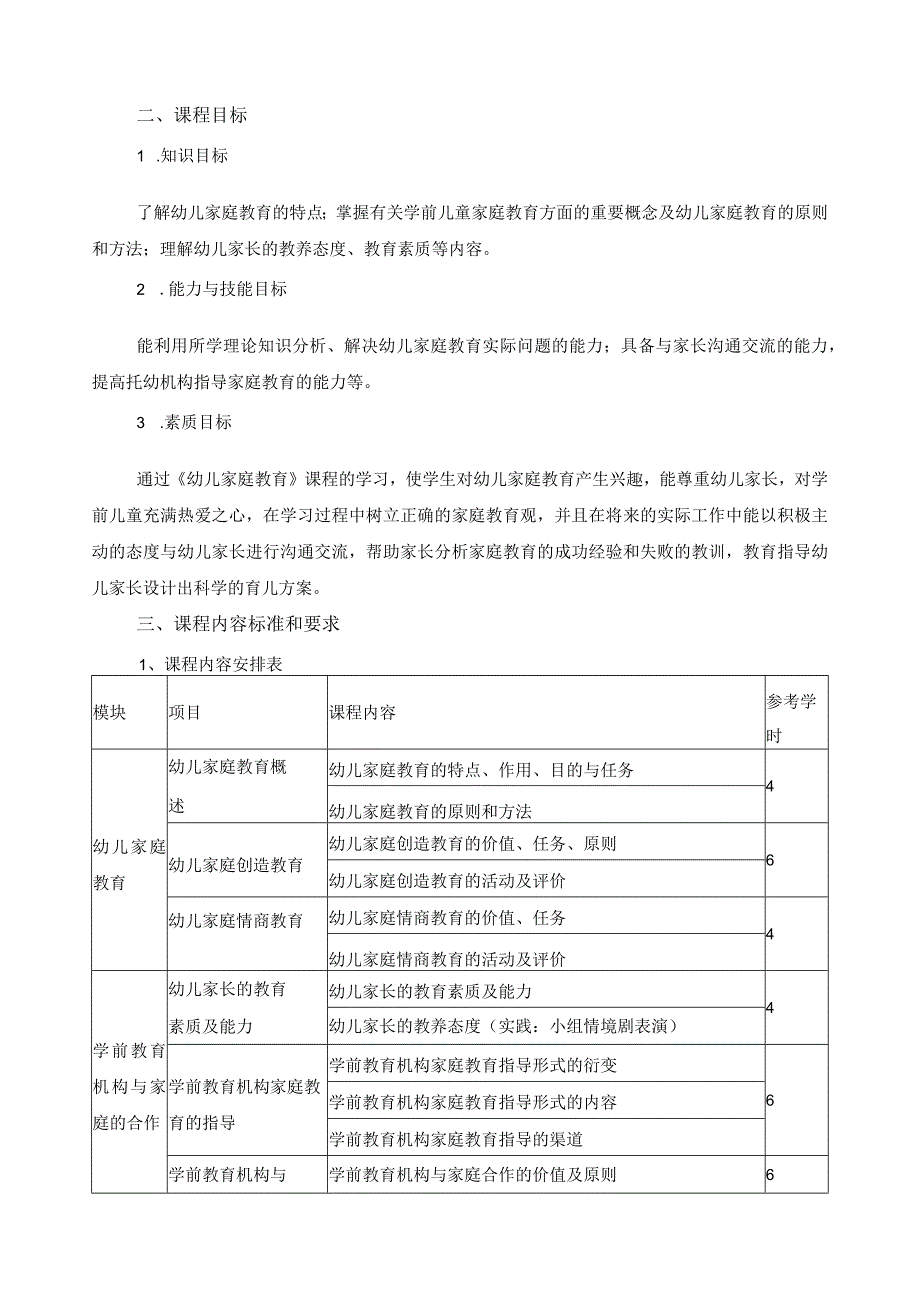 《幼儿家庭教育》课程标准.docx_第2页