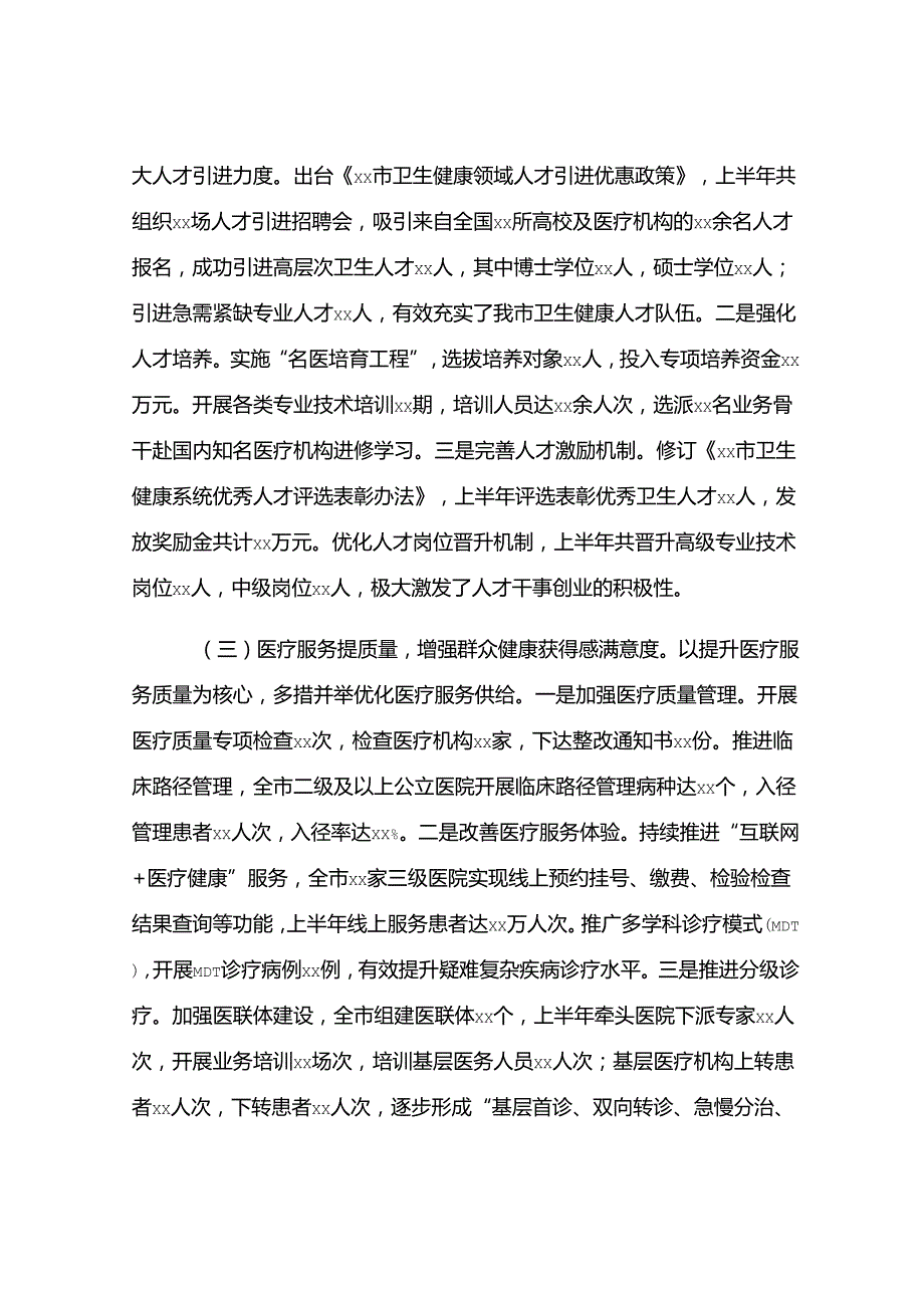 市卫健局党委2025年上半年工作情况总结.docx_第2页