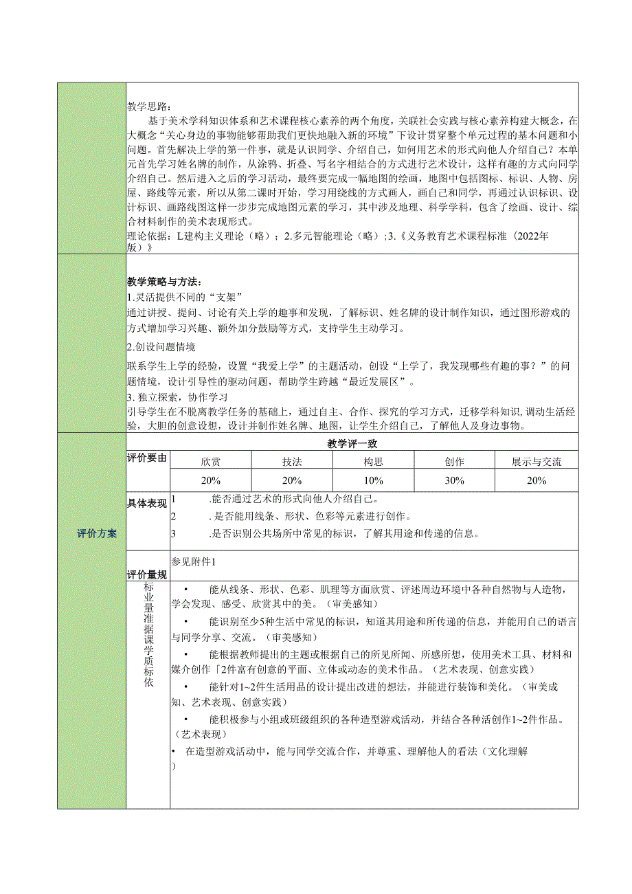 2024年季新教材湖南湘美版一年级上册美术全册教案教学设计.docx_第3页