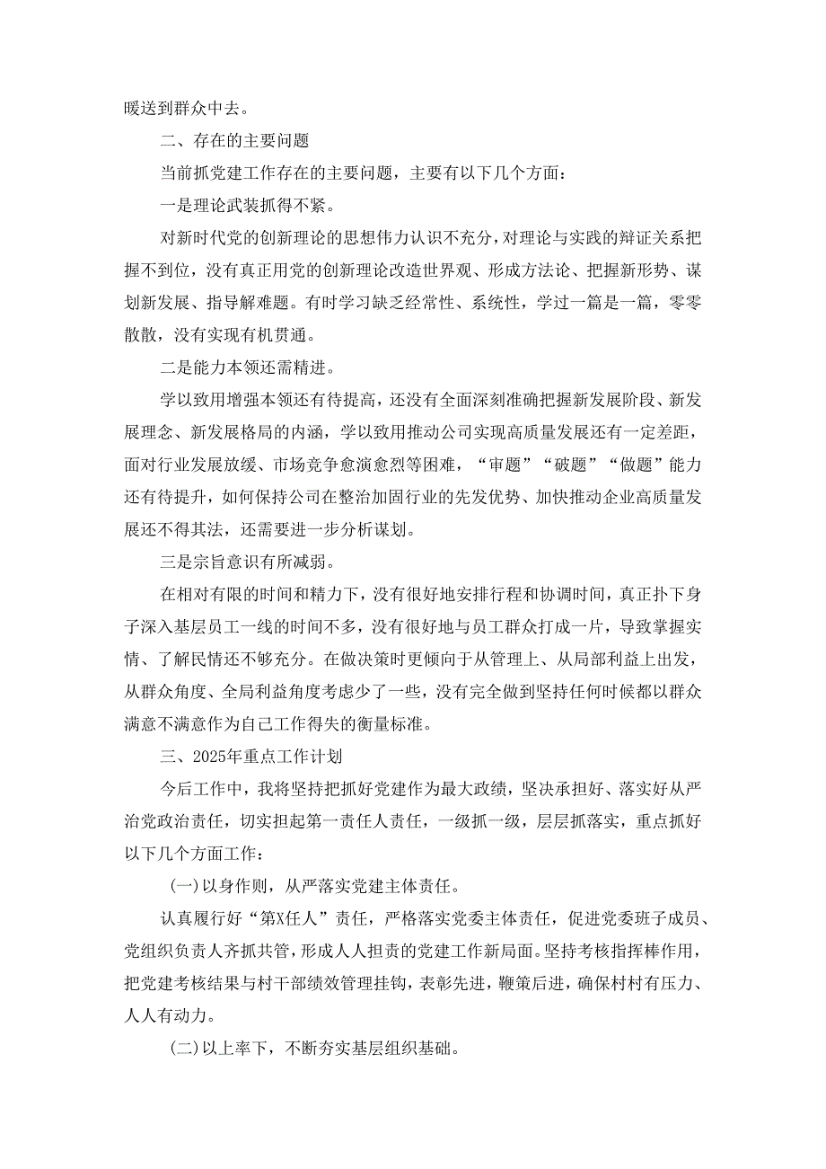 2024抓基层党建工作述职报告四.docx_第3页
