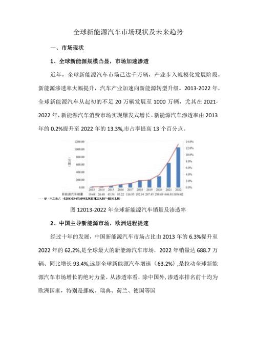 全球新能源汽车市场现状及未来趋势.docx