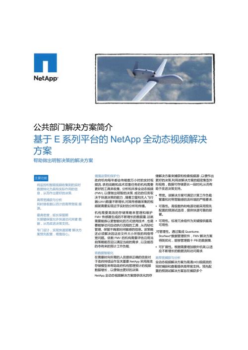 基于E系列平台的NetApp全动态视频解决方案(彩页).docx