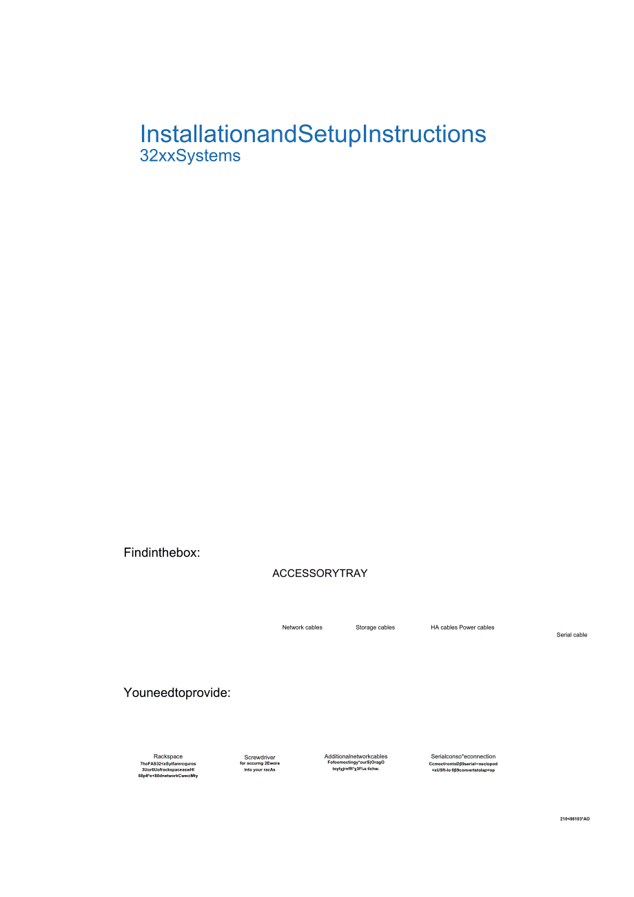 Net 装机维护 InstallationandSetupInstructions32xxSystems.docx_第1页
