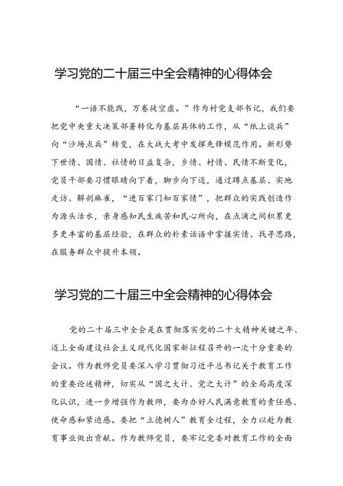 学习二十三中全会精神心得体会十四篇.docx