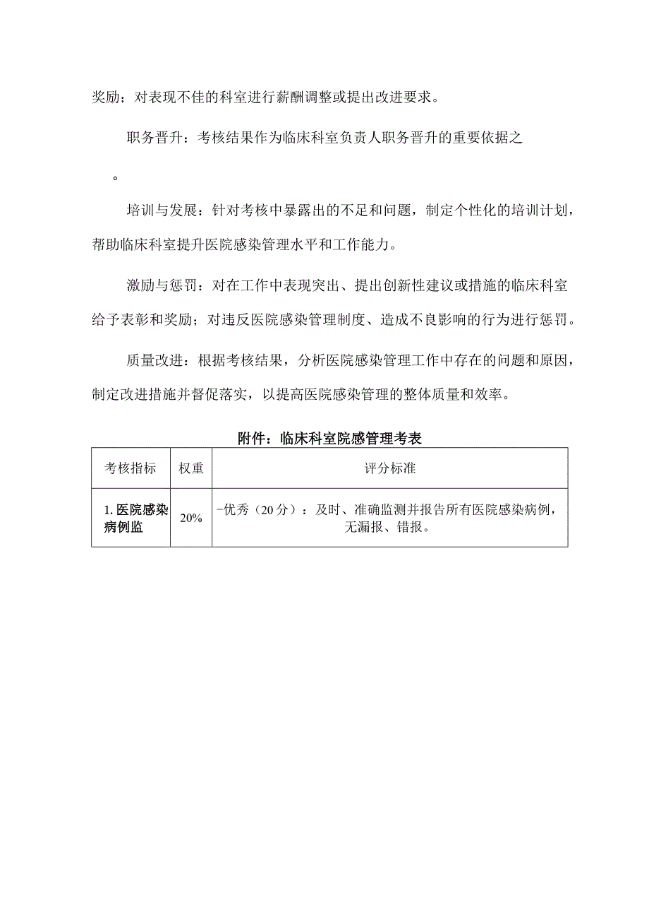临床科室医院感染管理考核方案.docx_第3页