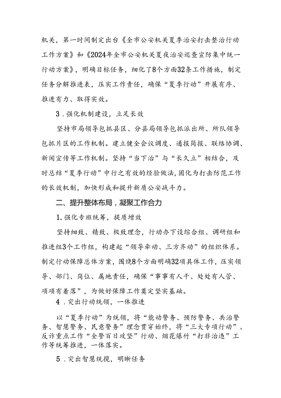 派出所开展2024年夏季治安打击整治“百日行动”情况总结报告十六篇.docx_第2页