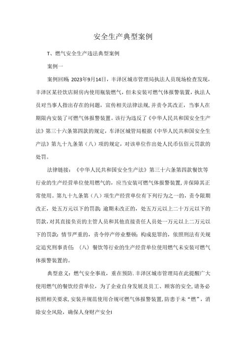安全生产典型案例.docx