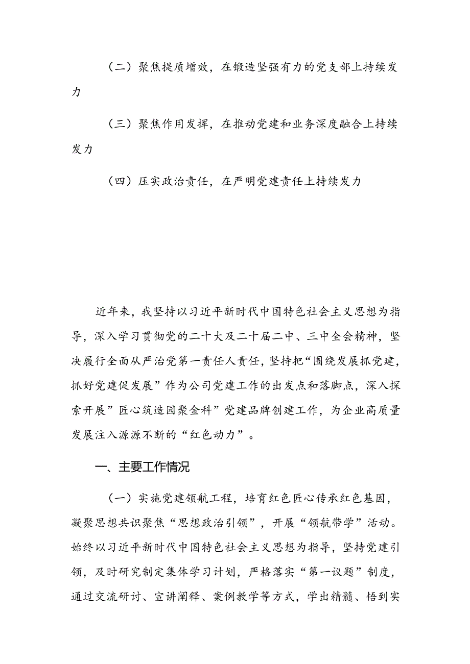 2024国企党委书记抓基层党建工作述职报告.docx_第2页