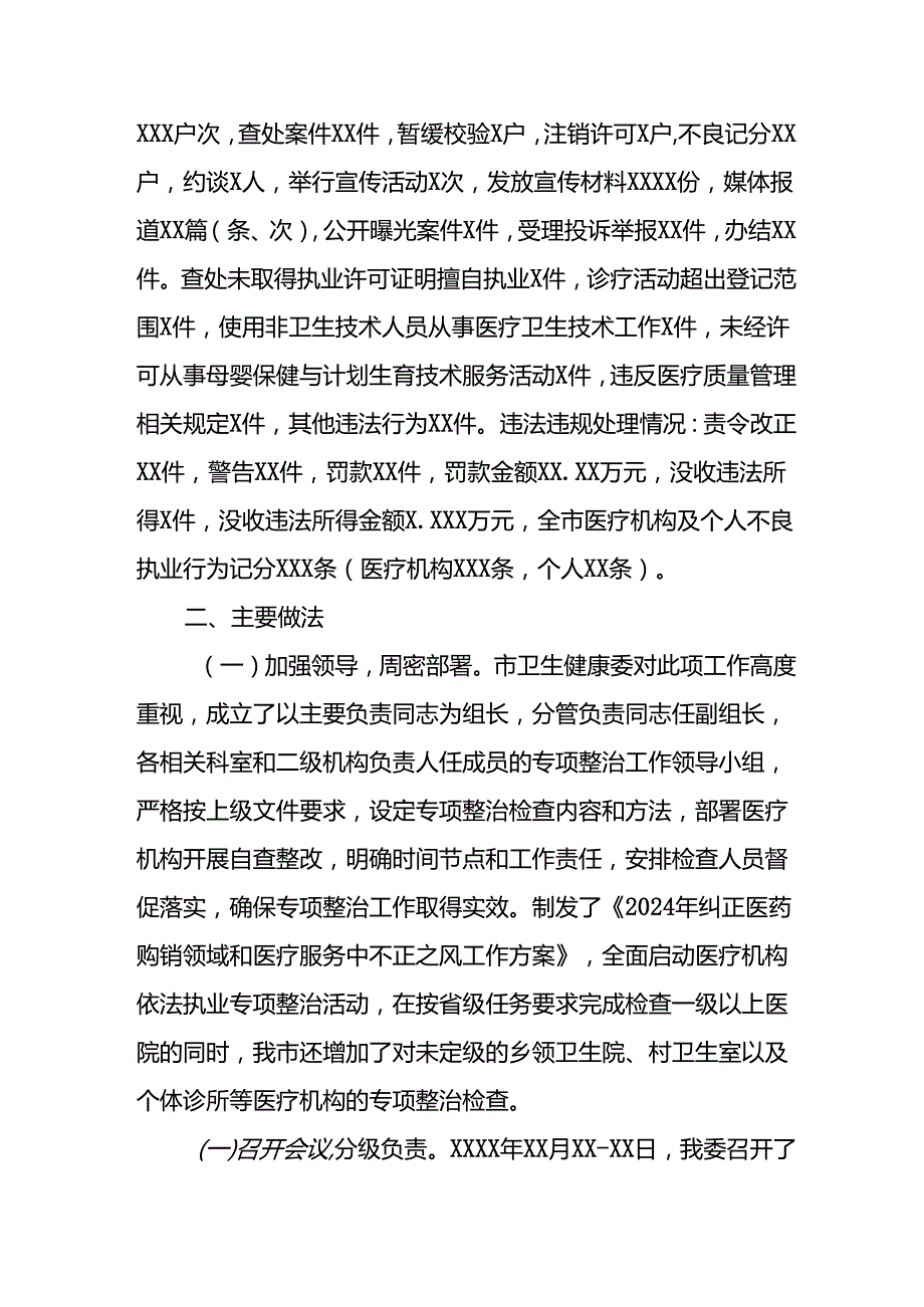 医院开展2024年纠正医药购销领域和医疗服务中不正之风专项治理工作情况报告十五篇.docx_第3页