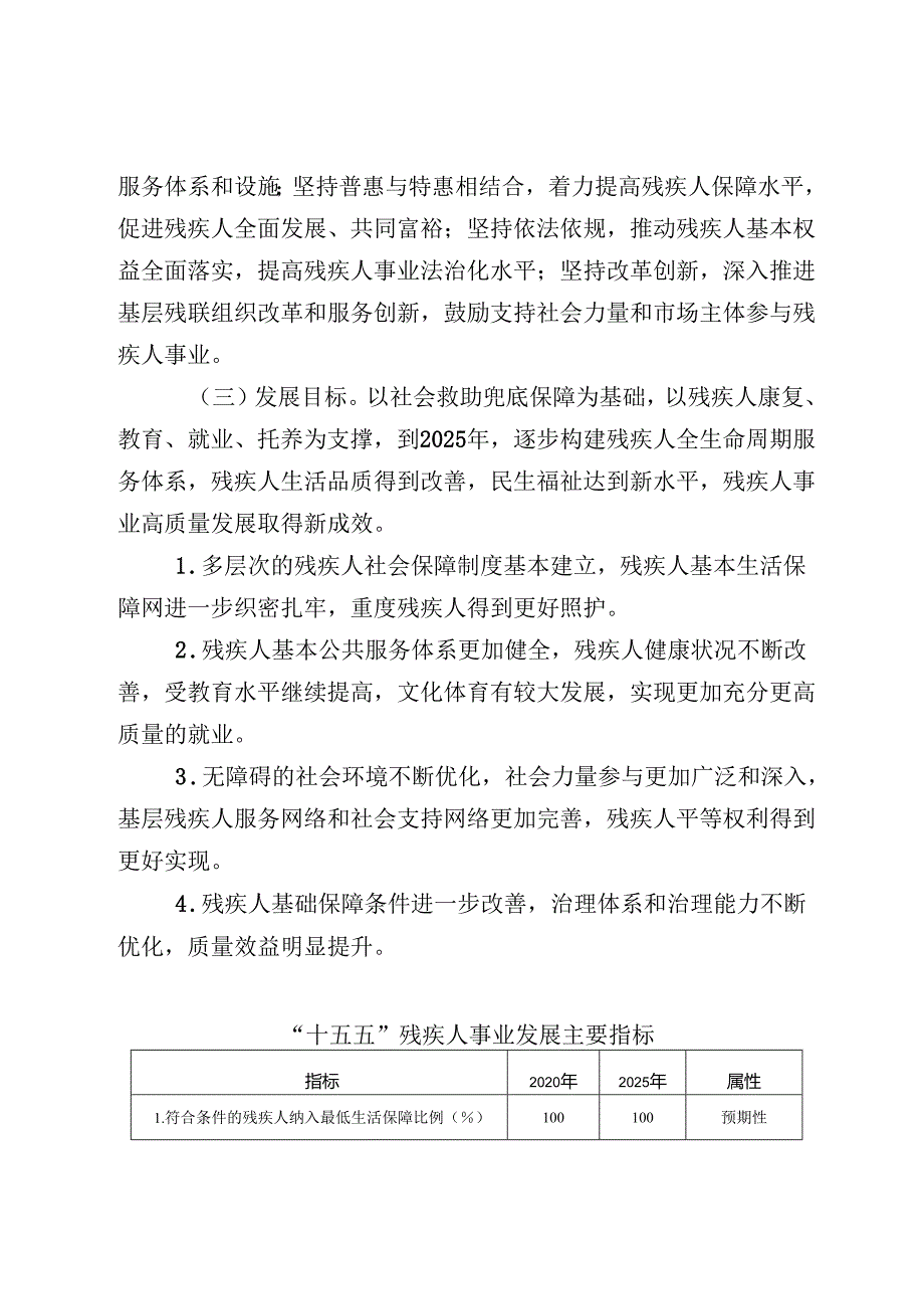 “十五五”残疾人事业发展规划(2).docx_第2页
