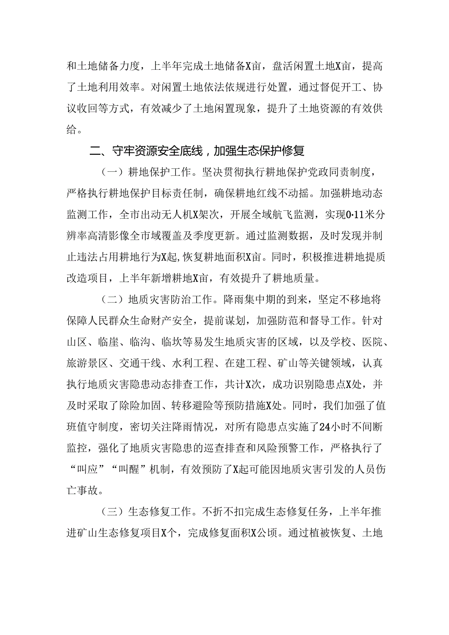 市自然资源局2025年上半年工作总结.docx_第2页