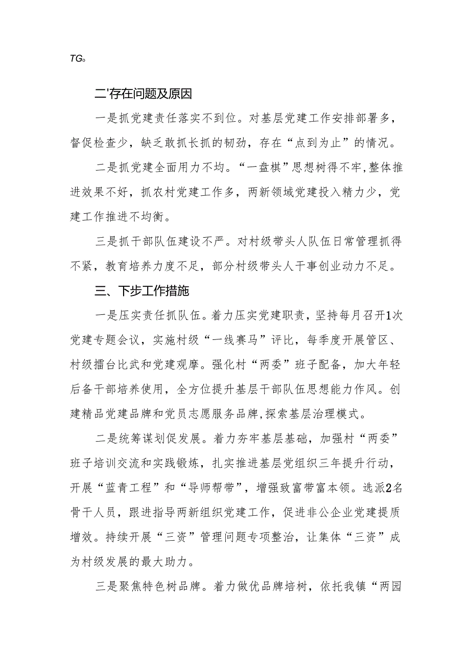 镇党委书记抓基层党建工作述职报告 5篇.docx_第2页