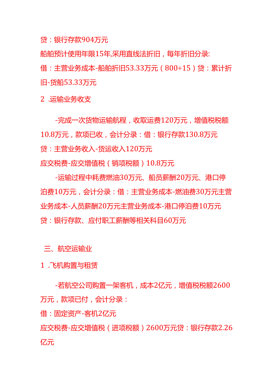 做账实操交通运输业的会计处理实例.docx_第3页