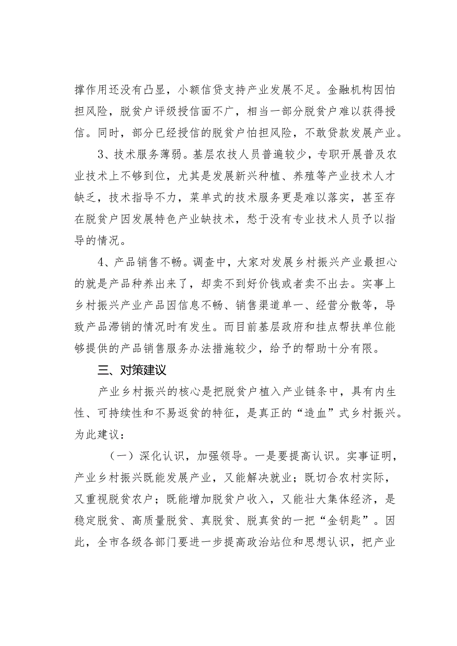 某某市推进产业振兴促进乡村振兴的调研报告.docx_第3页