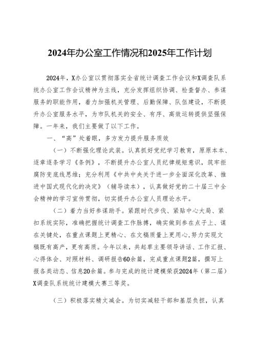 统计系统办公室2024年工作总结.docx
