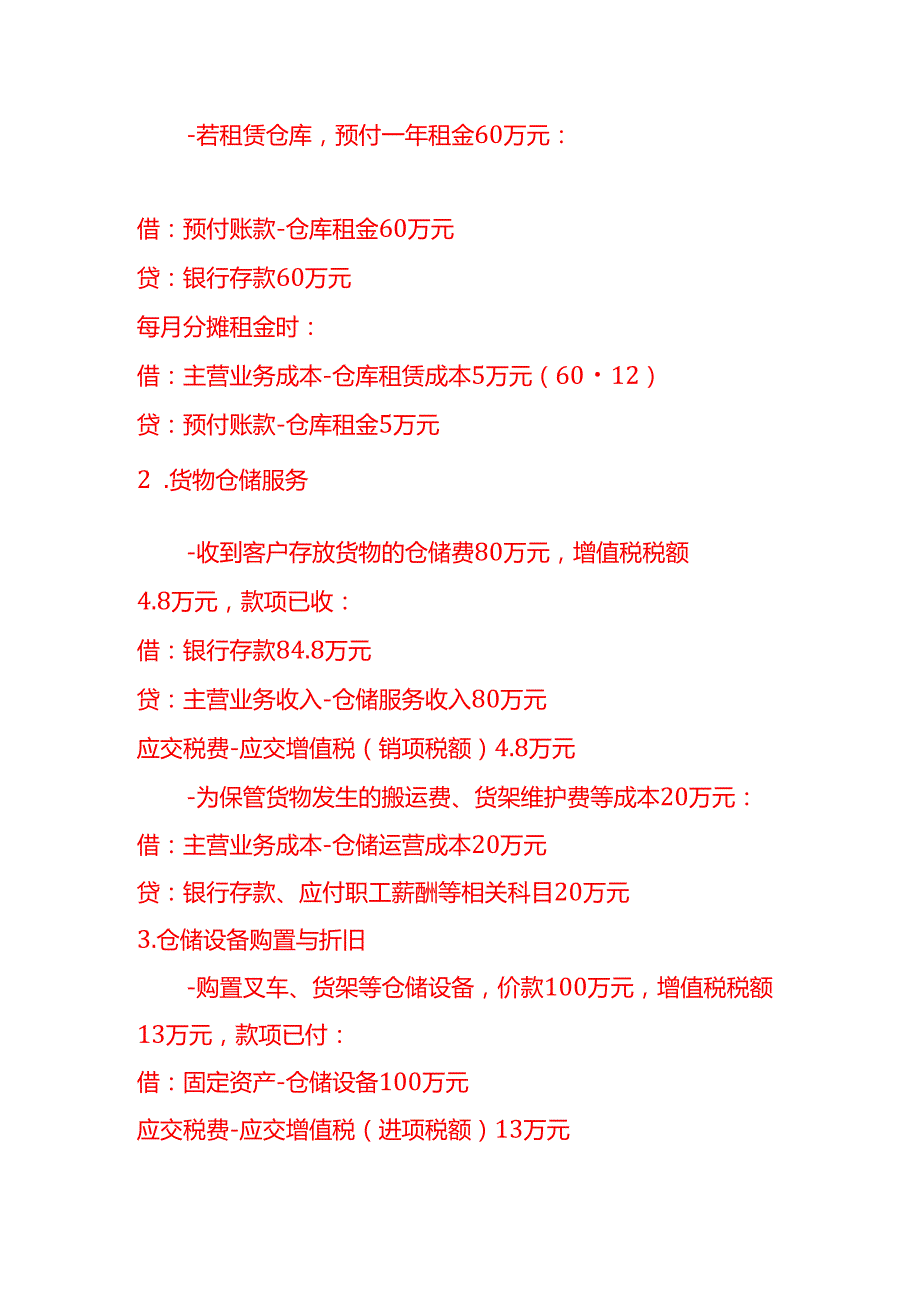 做账实操仓储和邮政业的会计处理实例.docx_第2页