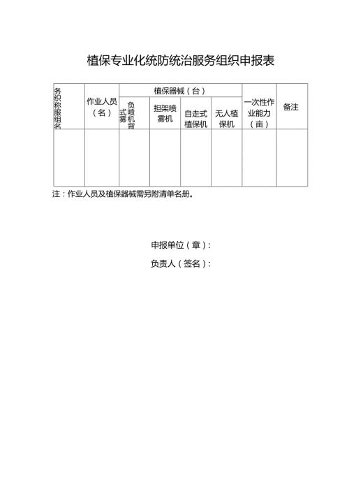 植保专业化统防统治服务组织申报表.docx