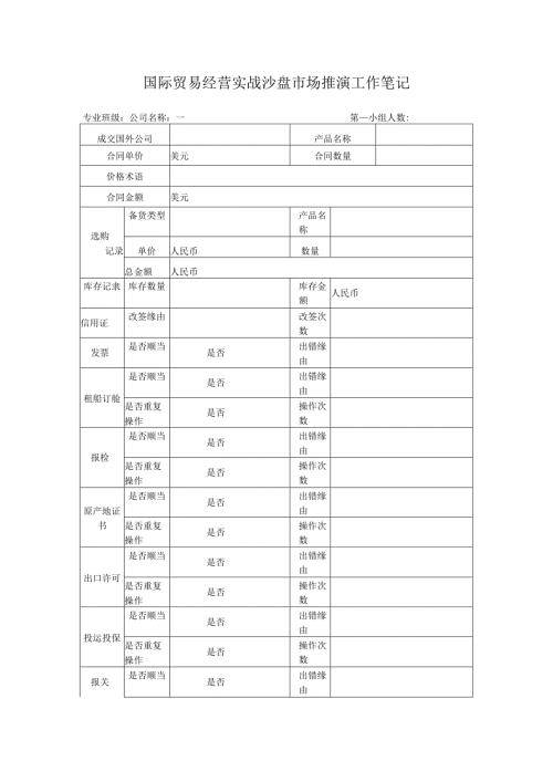 02两岸大学生国际贸易经营实战沙盘竞赛工作笔记.docx
