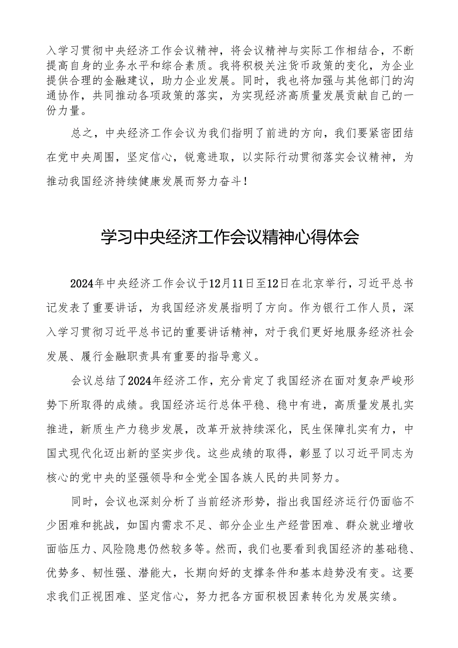 2024年学习贯彻中央经济工作会议精神心得感悟11篇.docx_第2页