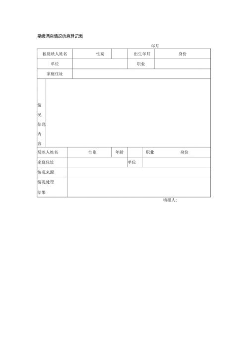 星级酒店情况信息登记表.docx