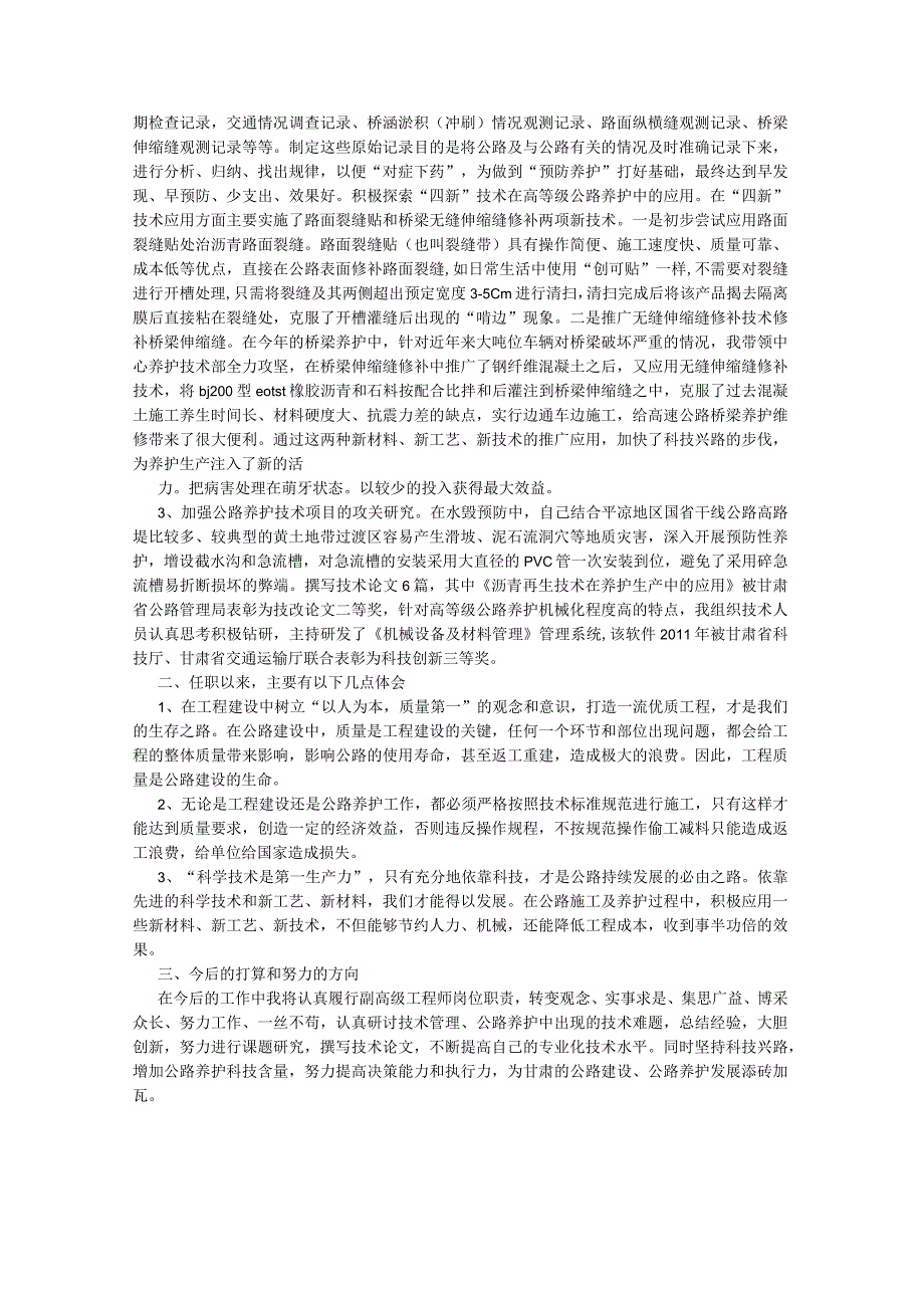 评高级工程师技术工作总结.docx_第2页