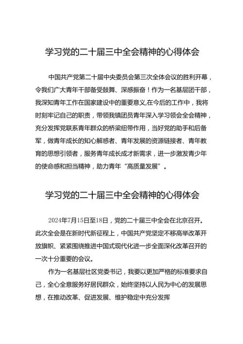 学习贯彻2024年二十三中全会精神心得体会模板38篇.docx