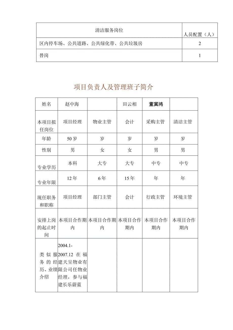 医院物业管理人员编制方案.docx_第3页