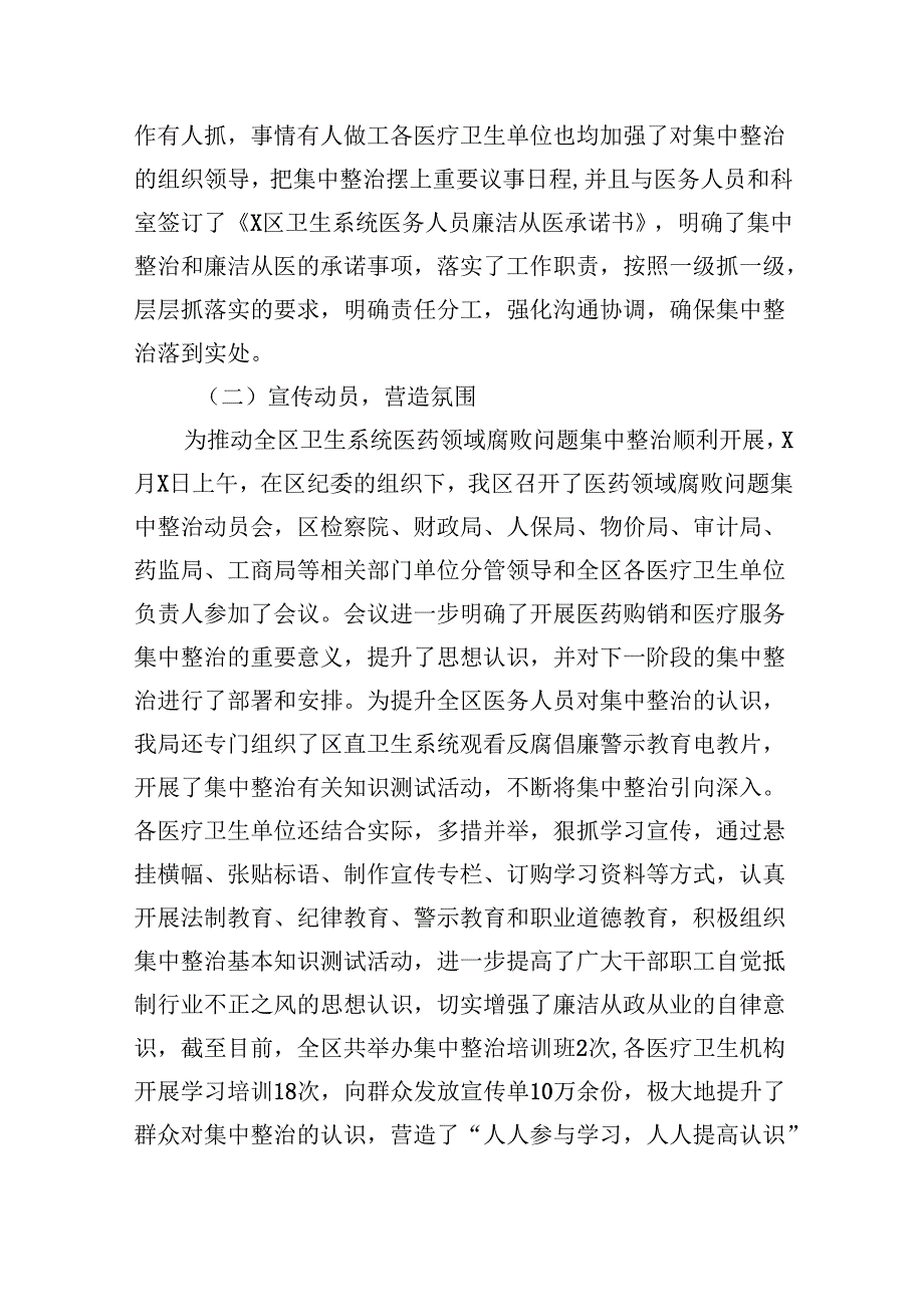 (六篇)2024年医药领域腐败问题集中整治自查自纠报告模板.docx_第2页