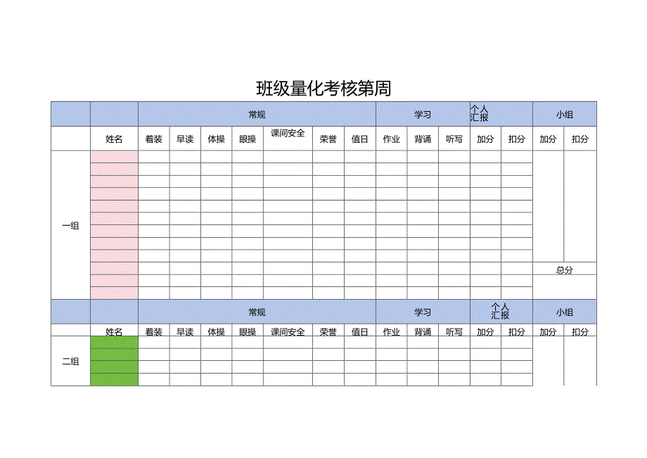 班级周量化考核表.docx_第1页