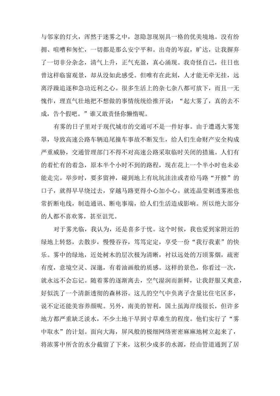 描写雾的作文1000字（精选3篇）.docx_第3页
