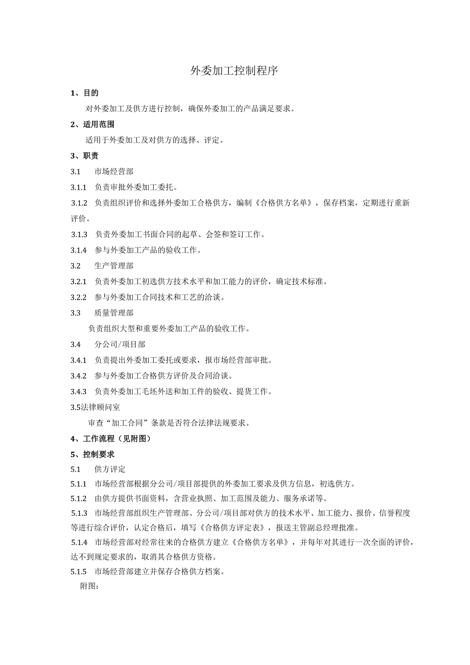 外委加工控制程序、工作流程表.docx_第1页