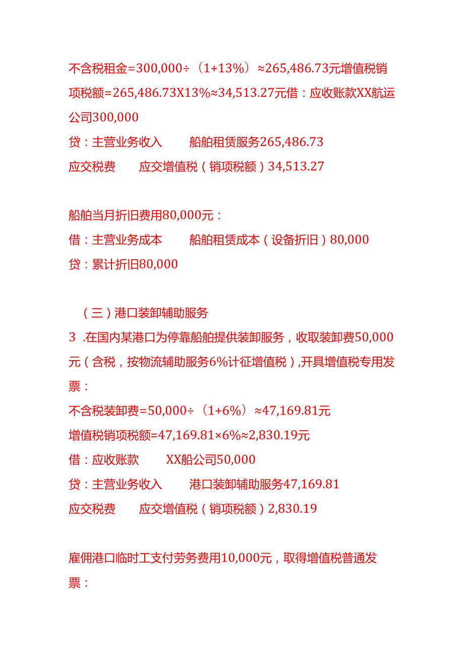 做账实操海洋运输行业的会计处理示例.docx_第3页