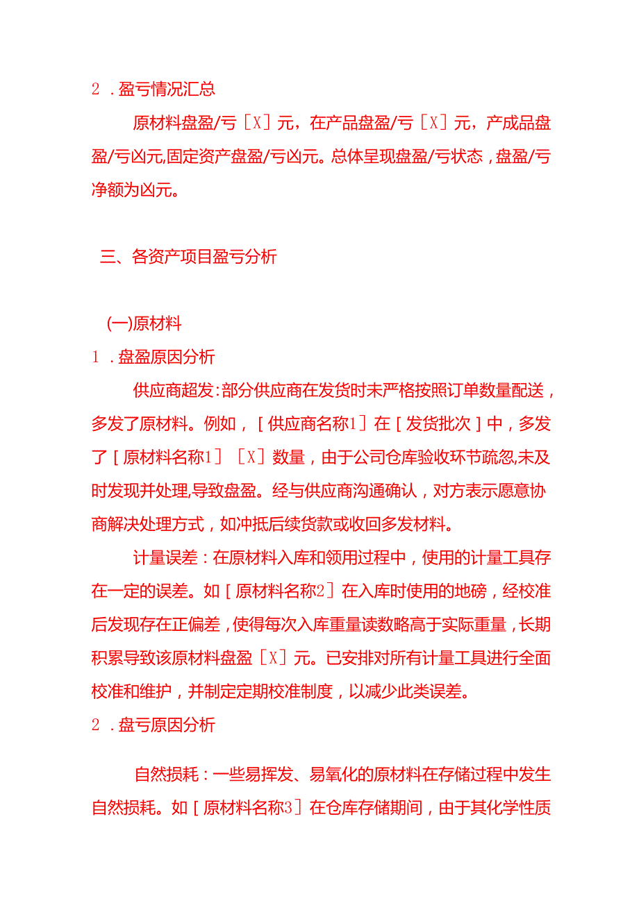 《年终盘点盈亏分析报告》文书模板.docx_第2页